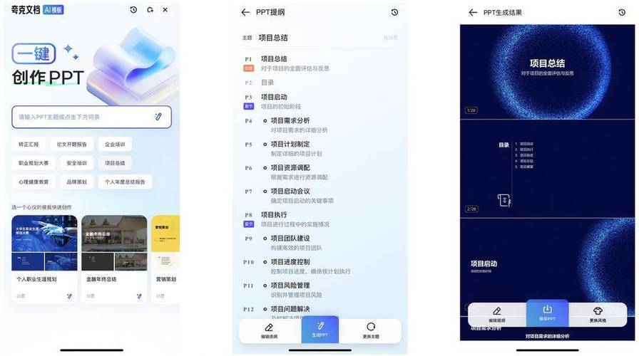 可一键生成提纲、创作 PPT | 懂点AI(夸克生成人工智能提纲一键) 软件开发